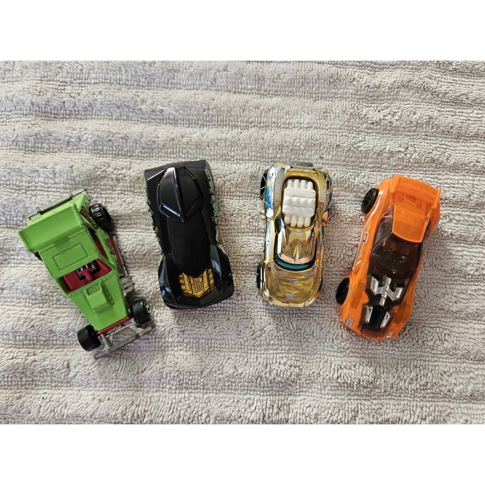 Lot Of 4 Mattel‎ Hot Wheels. Metal Bottoms? 2011?